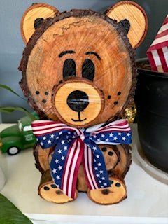 America Bear 16" - 20" - Dave Davis Woodworking
