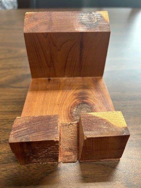 Cedar Cell Phone Stand - Dave Davis Woodworking