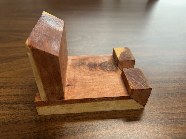 Cedar Cell Phone Stand - Dave Davis Woodworking