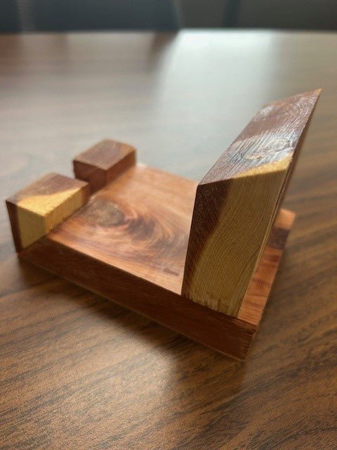 Cedar Cell Phone Stand - Dave Davis Woodworking