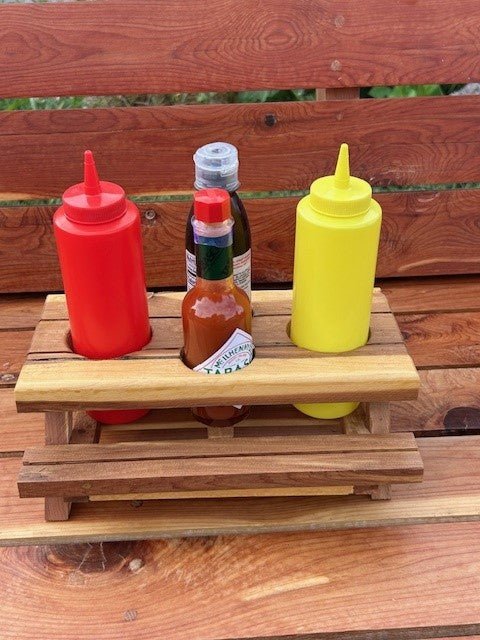 Cedar Condiment Caddy - Dave Davis Woodworking