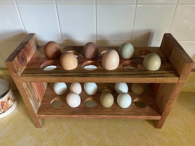 Cedar Countertop Egg Holder - Dave Davis Woodworking