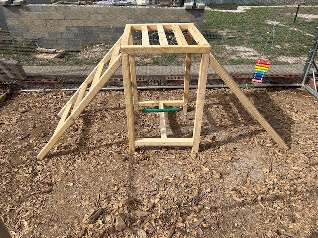 Chicken Jungle Gym - Dave Davis Woodworking