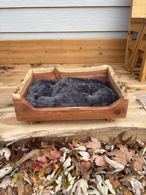 Dog Bed - Handmade Solid Cedar - 16" x 10" - Dave Davis Woodworking