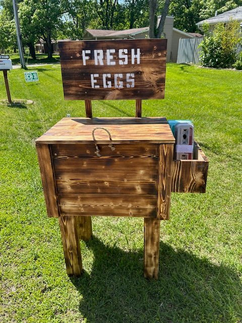 Fresh Eggs For Sale Stand - Dave Davis Woodworking