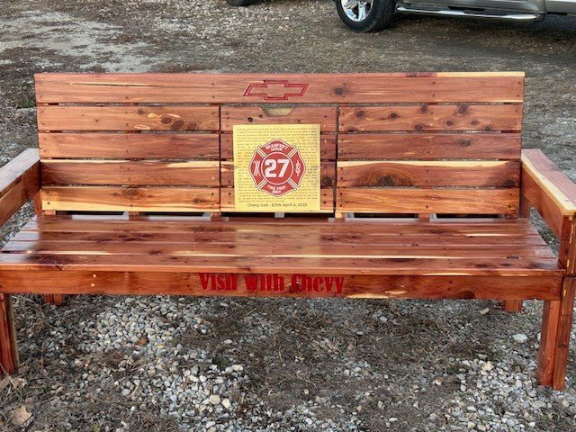 Memorial Bench - Customized - Dave Davis Woodworking