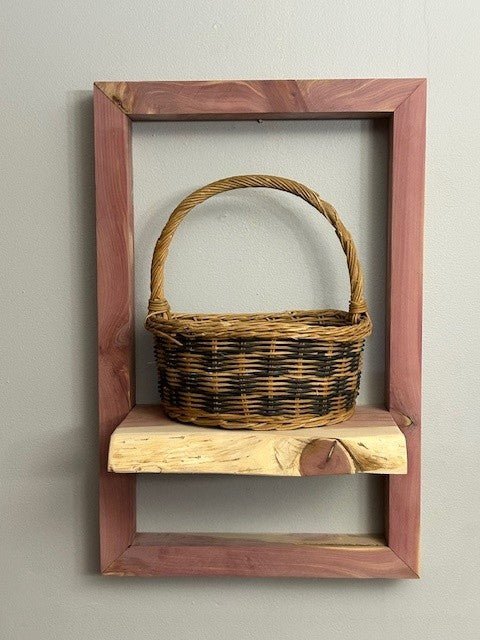 Picture Frame Shelf - Live Edge - Dave Davis Woodworking