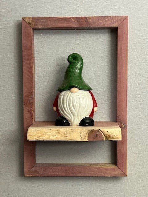 Picture Frame Shelf - Live Edge - Dave Davis Woodworking