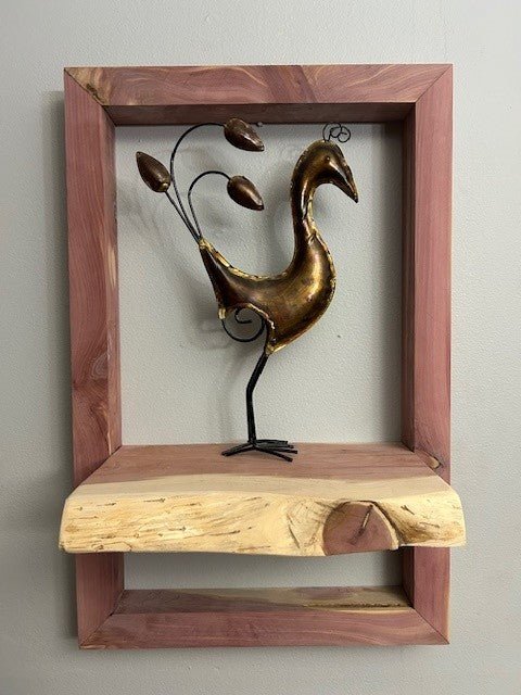 Picture Frame Shelf - Live Edge - Dave Davis Woodworking