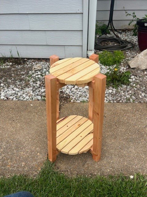 Plant Stand - 2 Tier - Cedar - Dave Davis Woodworking