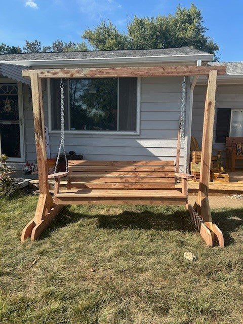 Porch Swing - Free Standing - Dave Davis Woodworking