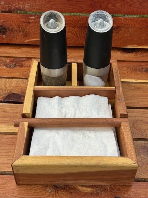 Salt/Pepper & Napkin Holder - Dave Davis Woodworking